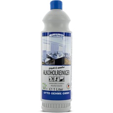 Lorito frisch & sauber Alkoholreiniger 1 Liter, Reiniger Konzentrat für Bodenpflege von Fliesen, Naturstein, Kunststein, Hartböden, Fliesen, Keramik und Kunststoff