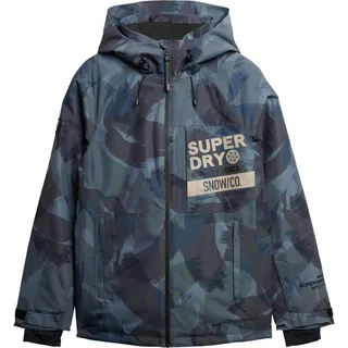 Superdry Freestyle Core Jacke - Grey Brush Camo - (M),