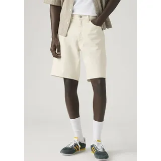 Jeansshorts LEVI'S "468 LOOSE SHORTS", Herren, Gr. 31, N-Gr, ecru bone shorts, Denim/Jeans, Obermaterial: 100% Baumwolle, loose fit, Jeans Jeansshorts, Sommerhose