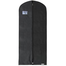 Hangerworld Atmungsaktiver Kleidersack 137cm Schwarz Kleiderhülle Kleiderschuzuhülle