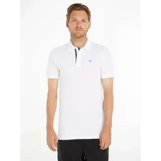 Tommy Hilfiger Slim Placket Kurzarm-poloshirt White L