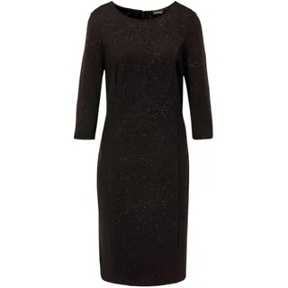 GOLDNER Abendkleid »Kurzgröße Festliches Kleid mit Goldglanz«, goldfarben