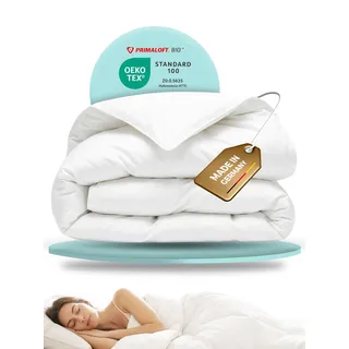 BEFA NATUR Bettdecke Winter 240x220 cm | Primaloft Bio® - Funktionelle Mikrofaserfüllung | vegane Daunenalternative | 1760g Füllgewicht/Stück | Oeko-TEX 100 Klasse 1 | Made in Germany