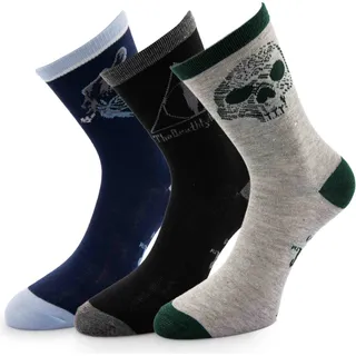 Cinereplicas® Uni Harry Potter Socken Deluxe Ausgabe 3er Set Einheitsgröße - Bunt