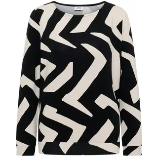 Cecil Ottoman Shirt mit Muster | Grau