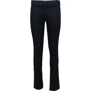 4263Z  stretch donna ARMANI  dark blue pant Baumwolle woman - Blau