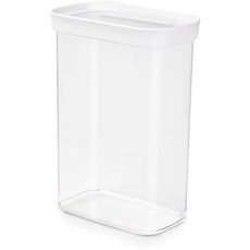 Bild von Optima Rechteckig Container 2,2 l Transparent, Weiß 1 Stück(e)
