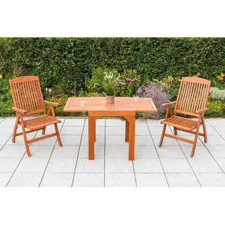 Merxx Gartenmöbel-Set Maracaibo 3-tlg. Braun