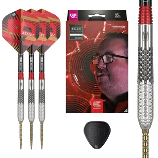 Target Darts Stephen Bunting G5 95% Tungsten Dart Set (22G), Stahlspitze Swiss Point Darts | Generation 5 Player Edition Darts mit Swiss Points, Profi-Dart-Set, inklusive Swiss Point Tool
