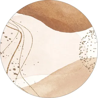 Pro-Art Glasbild Abstract shapes VIII, rund 20 cm