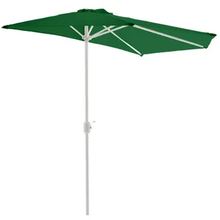 VCM Sonnenschirm halbrund 140 x 140 cm Grün