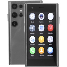 S23 Pro Smartphone, 3,0 Zoll WLAN für Android Handy, 3G Dual SIM Slots, Telefon, 2 GB RAM, 16 GB ROM, Entsperrtes Handy, Taschen Handy, Ultradünn, 2 MP Rückkamera (Schwarz)