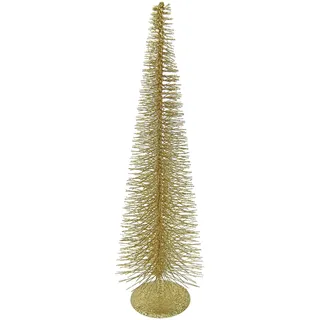 Flair Flower Weihnachtsbaum mit Glitter Tannenbaum Pyramidenbaum Christbaum Dekobaum Metallbaum Drahtbaum Kunstbaum Weihnachtsdekoration Deko X'Mas Schmal Metall Ständer Weihnachtsschmuck Pyramide Deko-Pyramide