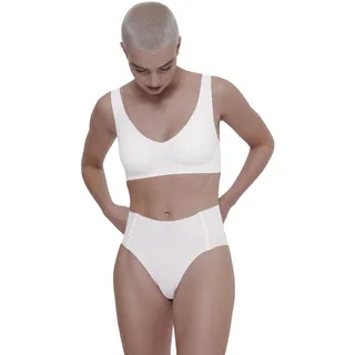 SLOGGI Damen, Zero Feel 2.0 Bralette, Silk White, XL,