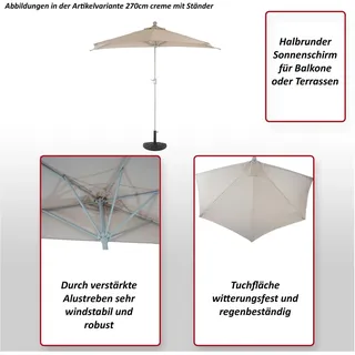 MCW Lorca 285 x 145 cm Creme