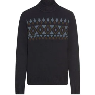 camel active Herren Pullover aus Reiner Lammwolle Navyblau, Menswear-XXL