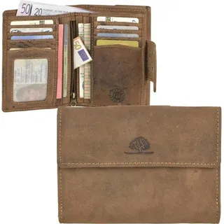 GREENBURRY Vintage 1790-25 Damen Geldbörse braun