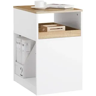 SoBuy Rollcontainer 40x50x65 cm Weiß