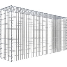 Bild Gabione, silbergrau, Maschenweite 5 cm x 10 cm