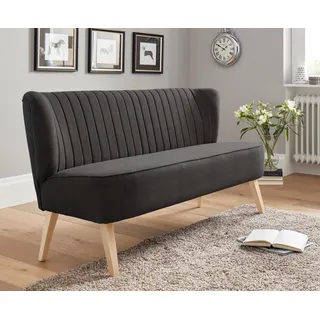 Home Affaire Couch Polyester 2-Sitzer Braun