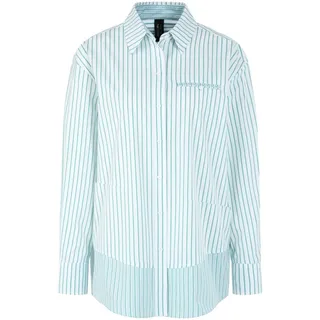Long-Bluse Hemdkragen Marc Cain weiss