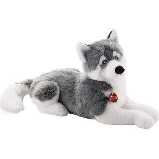 Cuddly Hund Huskey 60 cm grau / weiß - Schwarz, Grau, Weiß
