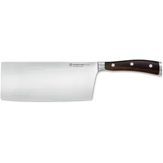 Wüsthof Ikon Chinesisches Kochmesser 18 cm, Schwarz,silber