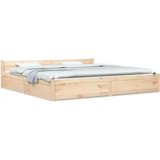 vidaXL Bett mit Schubladen 180x200 cm