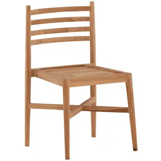 gardenson Kenya Stapelsessel 43 x 52 x 45 cm teakfarben