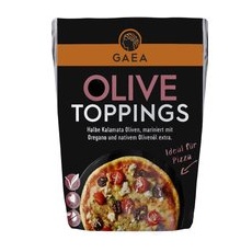 Gaea Topping Oliven Kalamata für Pizza