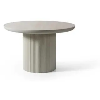 Weißer Runder Esstisch Designer Tischplatte Moderne Küchentische - Weiß