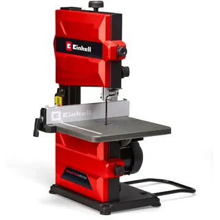 Einhell Bandsäge TC-SB 200 + (300 W, werkzeugloser Sägebandwechsel, Parallelanschlag, Höhenverstellung, robuste Sägebandführung, stufenlos neigbarer Tisch)