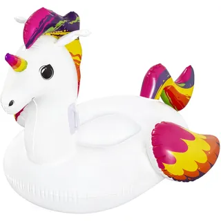 BESTWAY Schwimmtier Fantasy Einhorn, ab 3 Jahren, 150 x 117 cm, 41114-18, Bunt