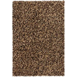 Handwebteppich , Braun , Textil , Uni , rechteckig , 120x170 cm , Reach, AZO-frei, Handmade in India , strapazierfähig , Teppiche und Böden, Teppiche, Webteppiche