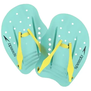 Speedo Tech Paddle Hand-Paddel für das Schwimmen | Arctic Glass M