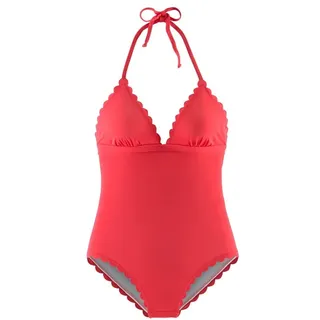 LASCANA Badeanzug Damen rot Gr.34 Cup A/B