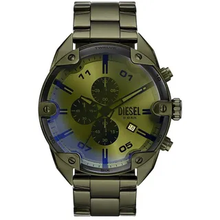 Diesel Herren Analog Quarz Uhr mit Edelstahl Armband DZ4670