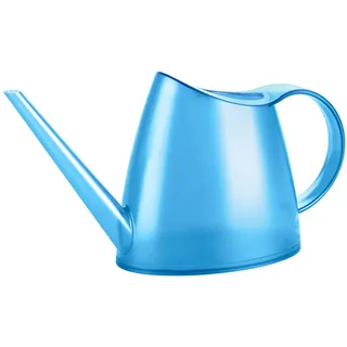 Poetic - Gießkanne für den Innenbereich - Aus robustem Kunststoff - Wasserstand ist sichtbar - Farbe Blau - Fassungsvermögen 1,5 Liter
