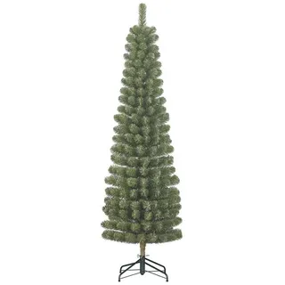 Black Box Trees Charlton Schmaler künstlicher Weihnachtsbaum Grün 185 cm
