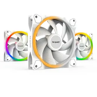 be quiet! Light Wings White 120mm PWM 3x Gehäuselüfter ARGB Beleuchtung