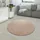 Fellteppich »Rabbit 780«, rund, Kunstfell, Kaninchenfell-Haptik, echter Kuschelteppich, Uni-Farben