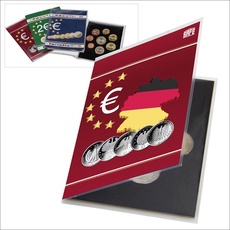 Münz-Karte und Schutzfolie für 5 Stück 10 oder 20-Euromünzen