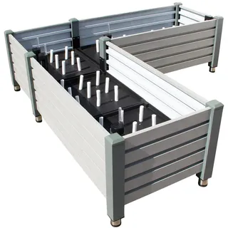 NATIV Hochbeet Milano 169 x 60 x 51 cm Schwarz