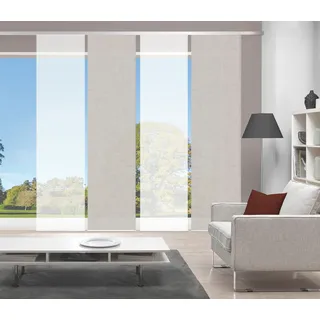 VISION S Schiebegardine »PIVE 4er SET« Paneelwagen 4 Stk. tlg. Schiebevorhang Digidruck 4er Set PIVE, grau