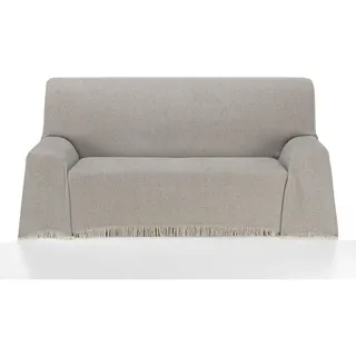 ecommerc3 | Mehrzweck-Tagesdecke, Größe 230 x 260 cm, für Sofa oder Bett, Mehrzweckdecke, extra weich, Braun