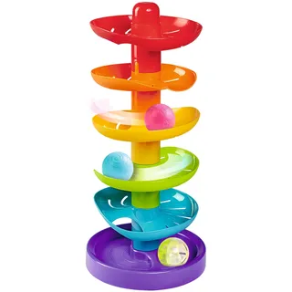 Simba 104010053 - ABC Regenbogen Kugelturm, Kugelbahn, Höhe: 40 cm