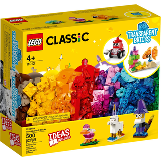 LEGO Classic Kreativ-Bauset mit durchsichtigen Steinen 11013