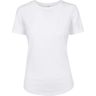 Build Your Brand Damen BY057-Ladies Fit Tee T-Shirt, White, L