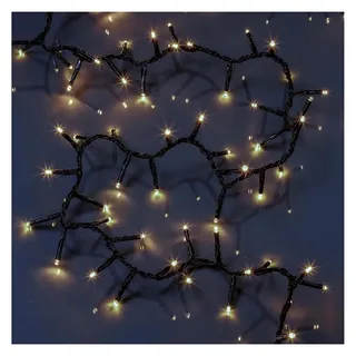Hellum LED-Lichterkette Cluster 15,98 m warmweiß
