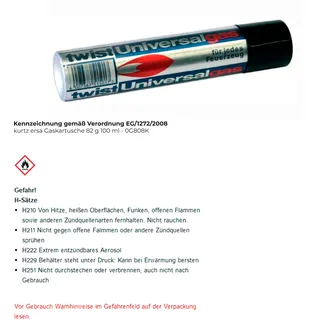 Ersa Gaskartusche